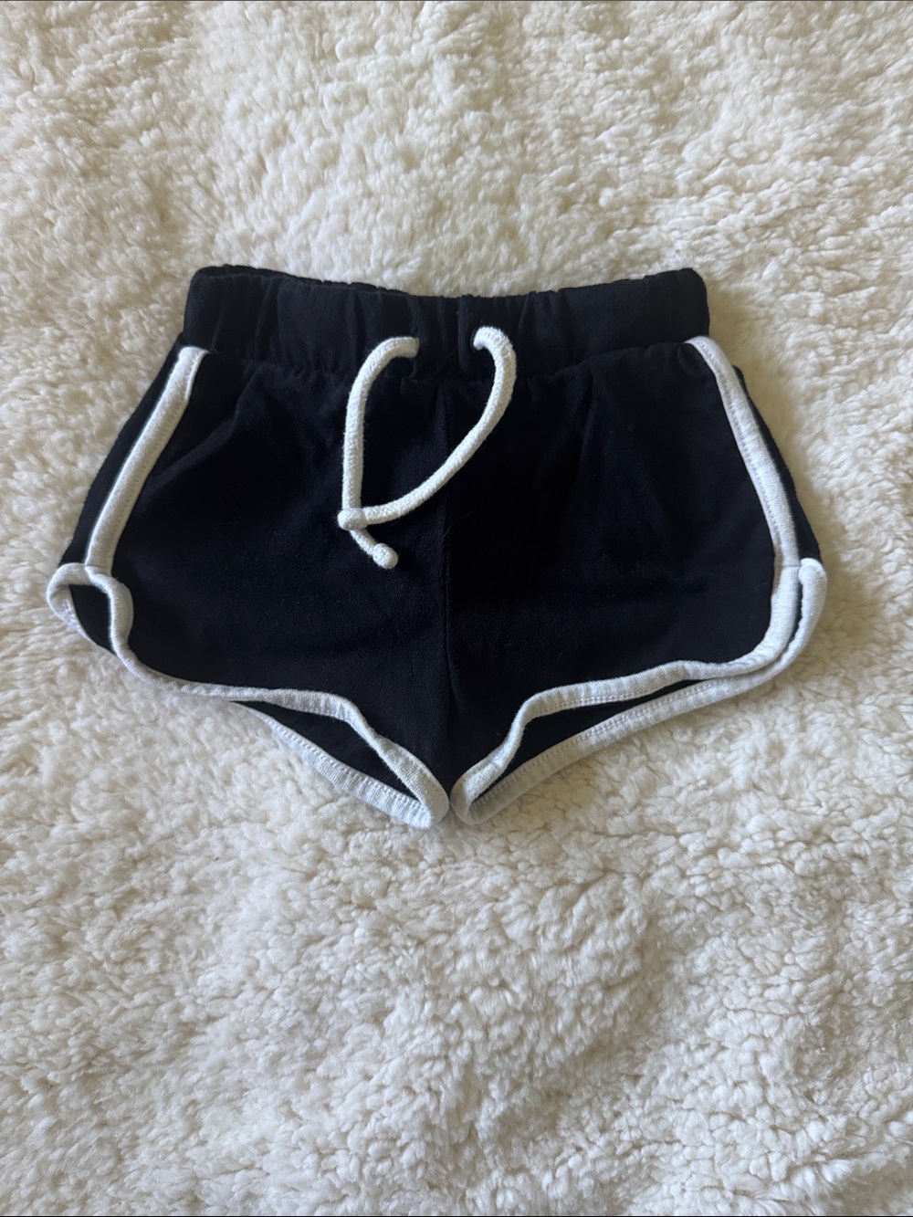 Old Navy Black Shorts with White Trim